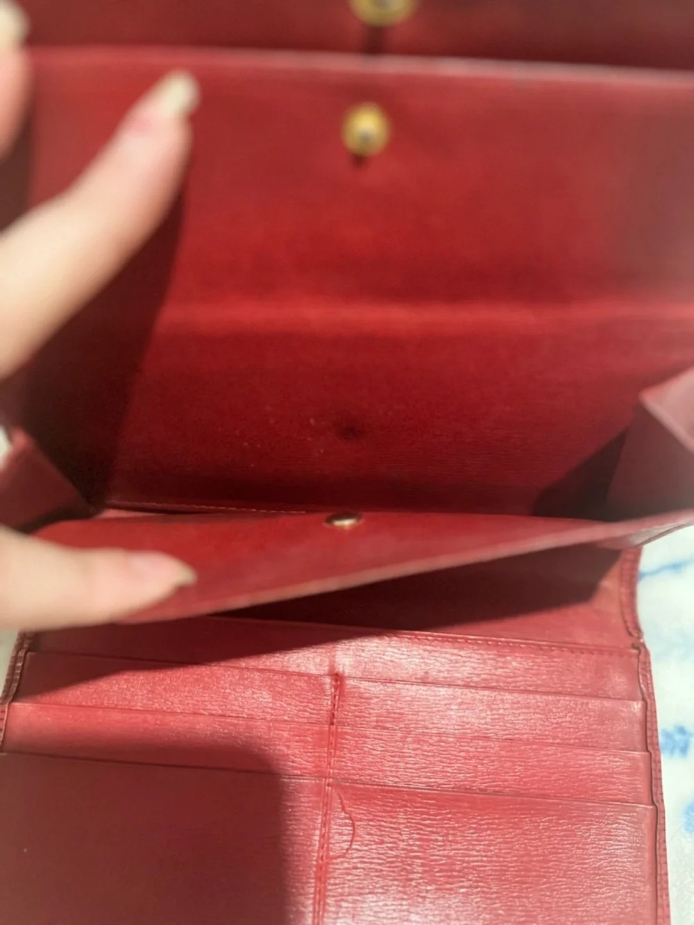 Louis Vuitton Red Epi Leather Wallet - Picture 10 of 12